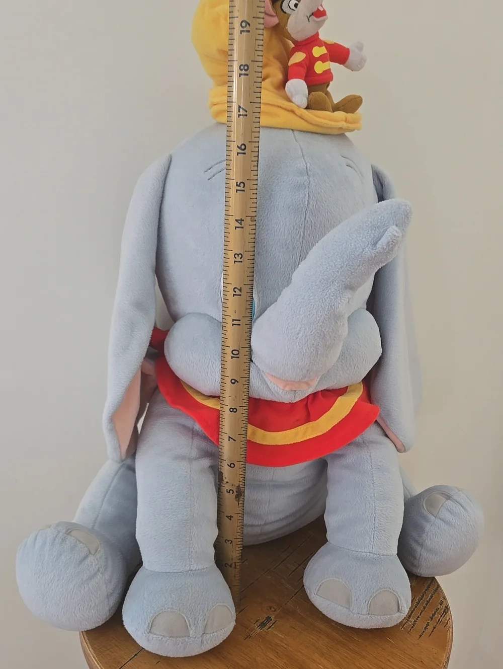 Disney Fisher Price Vintage 2001 Jumbo Dumbo Elephant Large Plush
